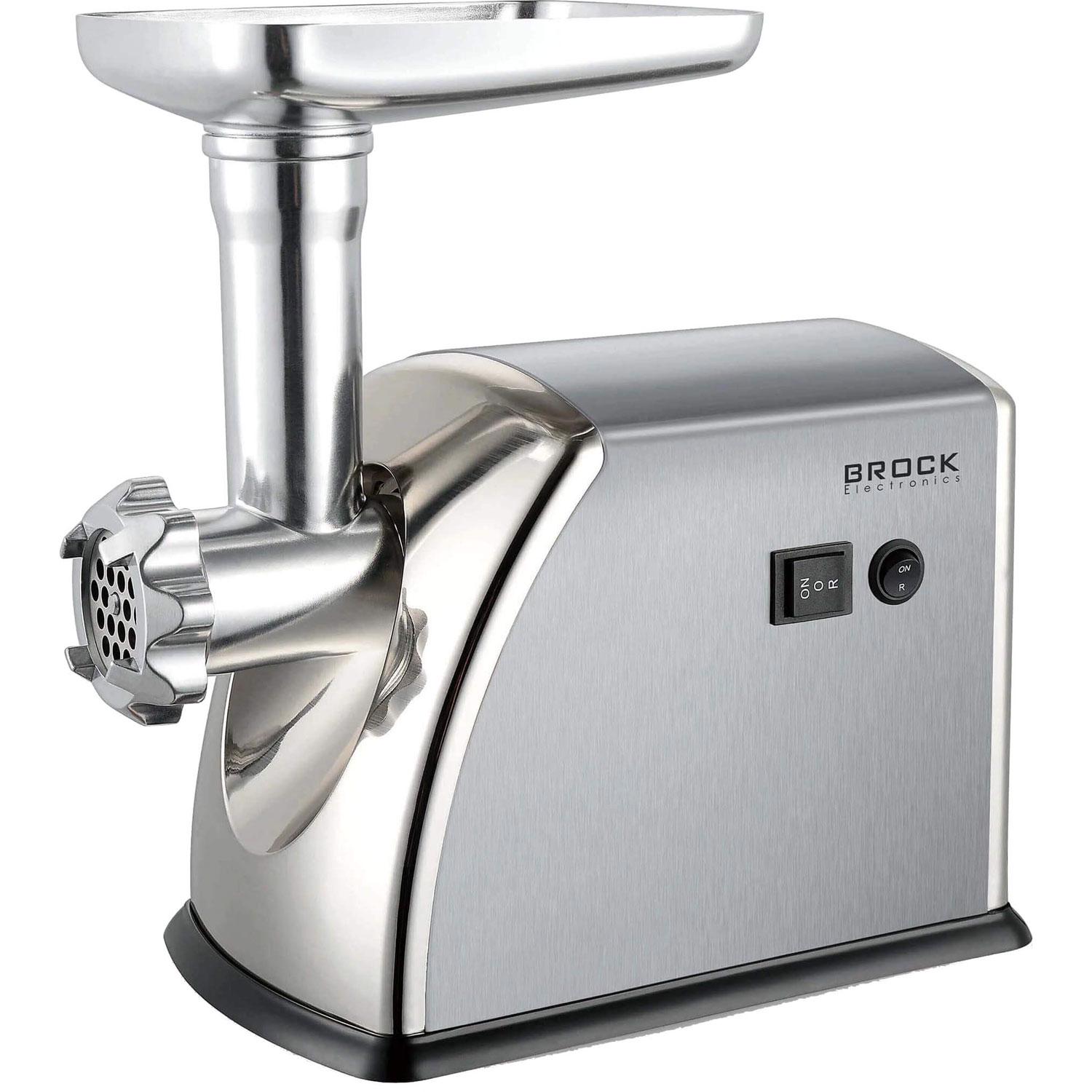 М'ясорубка Brock MG 1601 SS 1400W реверс 2 кг Silver (615360)