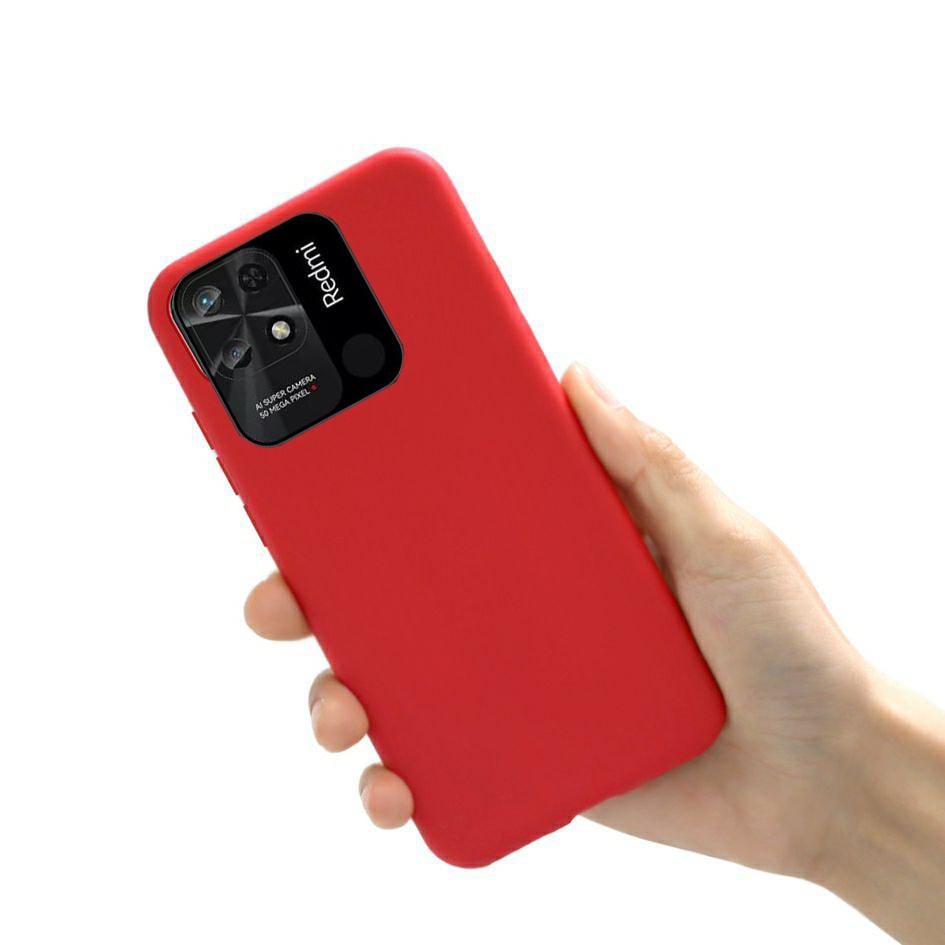 Чехол Candy Silicone для Xiaomi Redmi 9C / Redmi 10A Красный (086208_5) - фото 1