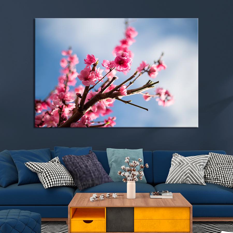 Картина цветы и растения Цветение сакуры 51x34 см (A1053-1)