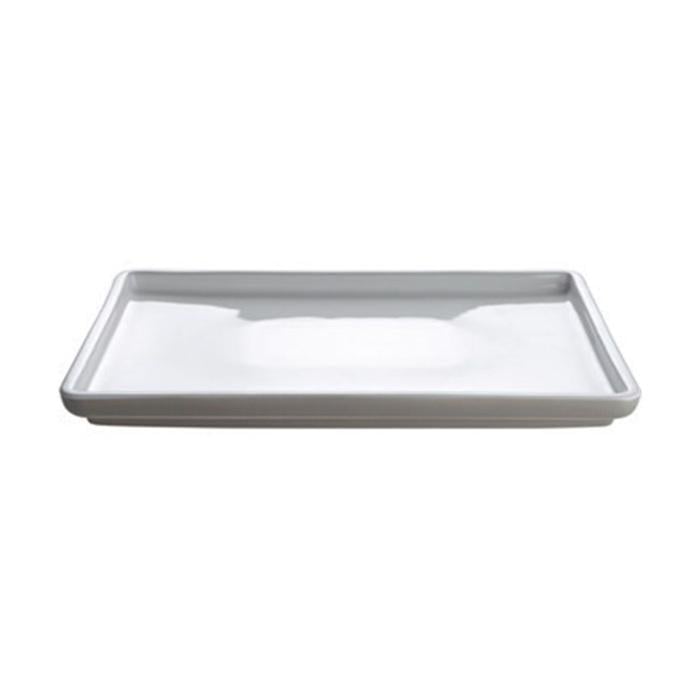 Поднос Alessi Tonale 24x36 см Светло-серый (2522372)