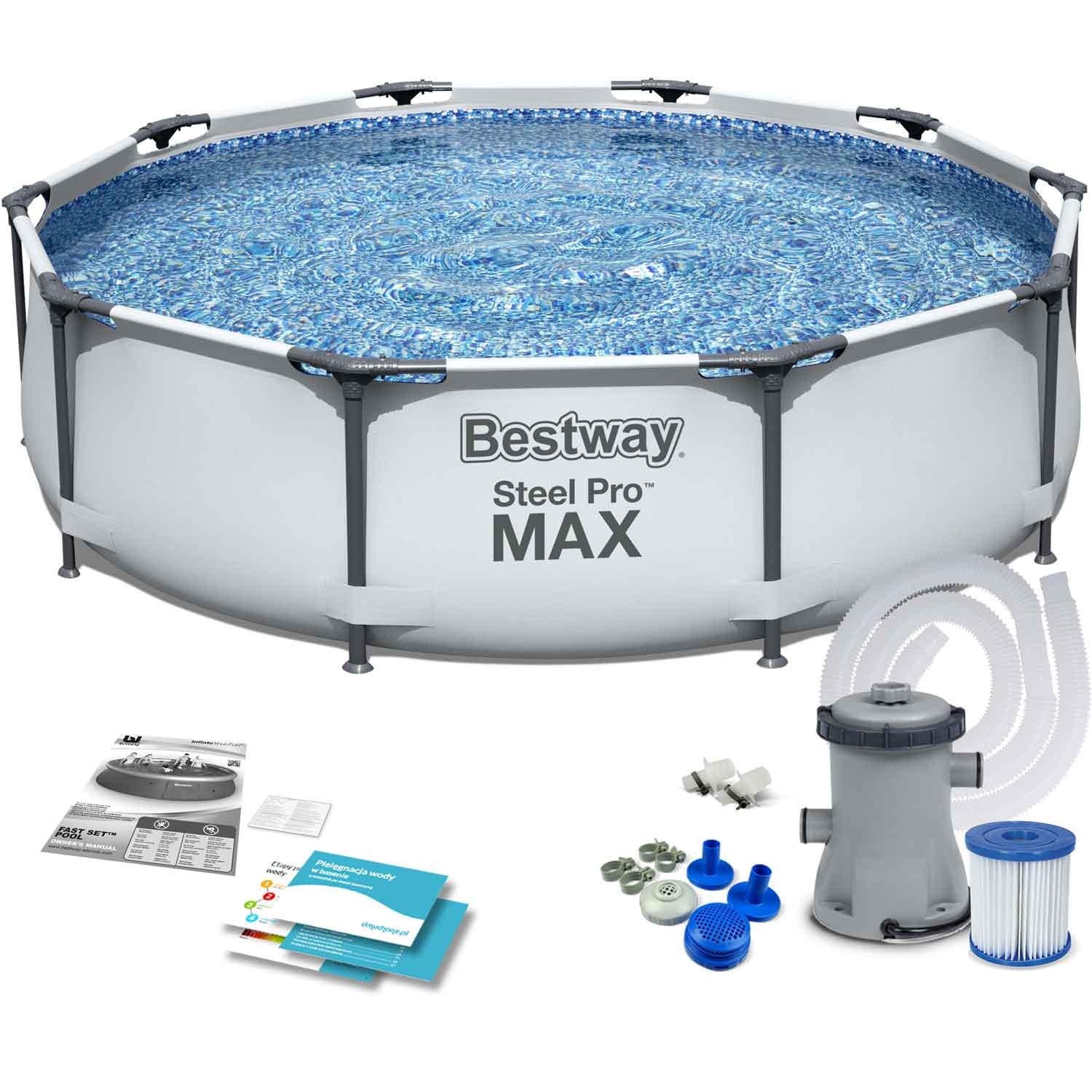 Бассейн каркасный Bestway с фильтр-насосом 305х76 см