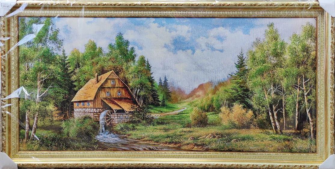 Картина гобелен Водяная мельница 60x120 см (2595059953)