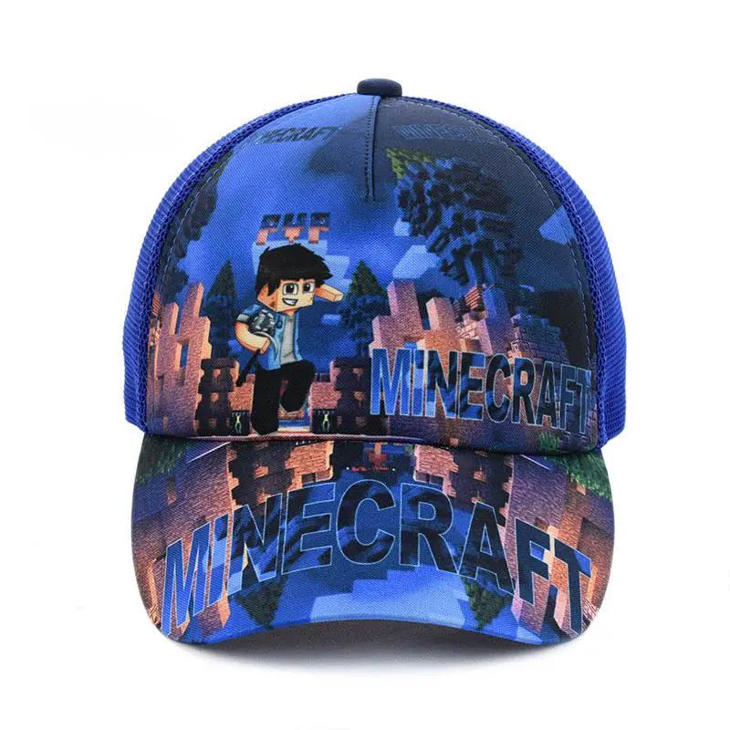 Кепка детская Minecraft с ярким принтом (Minecraft_4)