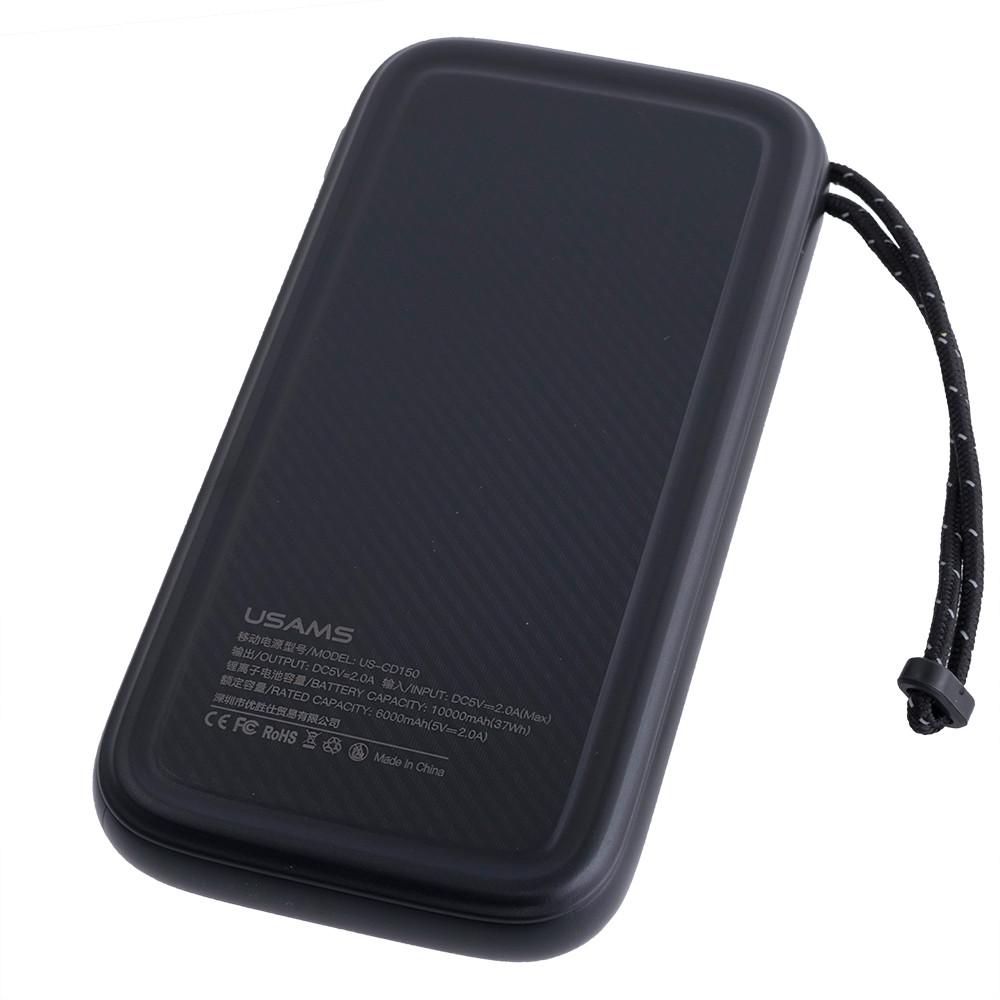 Повербанк Usams US-CD150 PB56 10000mAh 37Wh 6000 mAh Черный (29-31- US-CD150B) - фото 2