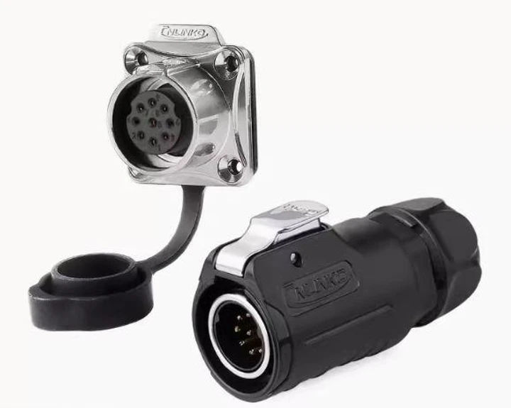 Роз'єм герметичний CNLINKO LP-20-C09PE-01-001A LP-20-J09SX-03-401A штекер/розетка 9 pin IP67 (2735638005) Роз'єм герметичний CNLINKO LP-20-C09PE-01-001A LP-20-J09SX-03-401A штекер/розетка 9 pin IP67 (2735638005)