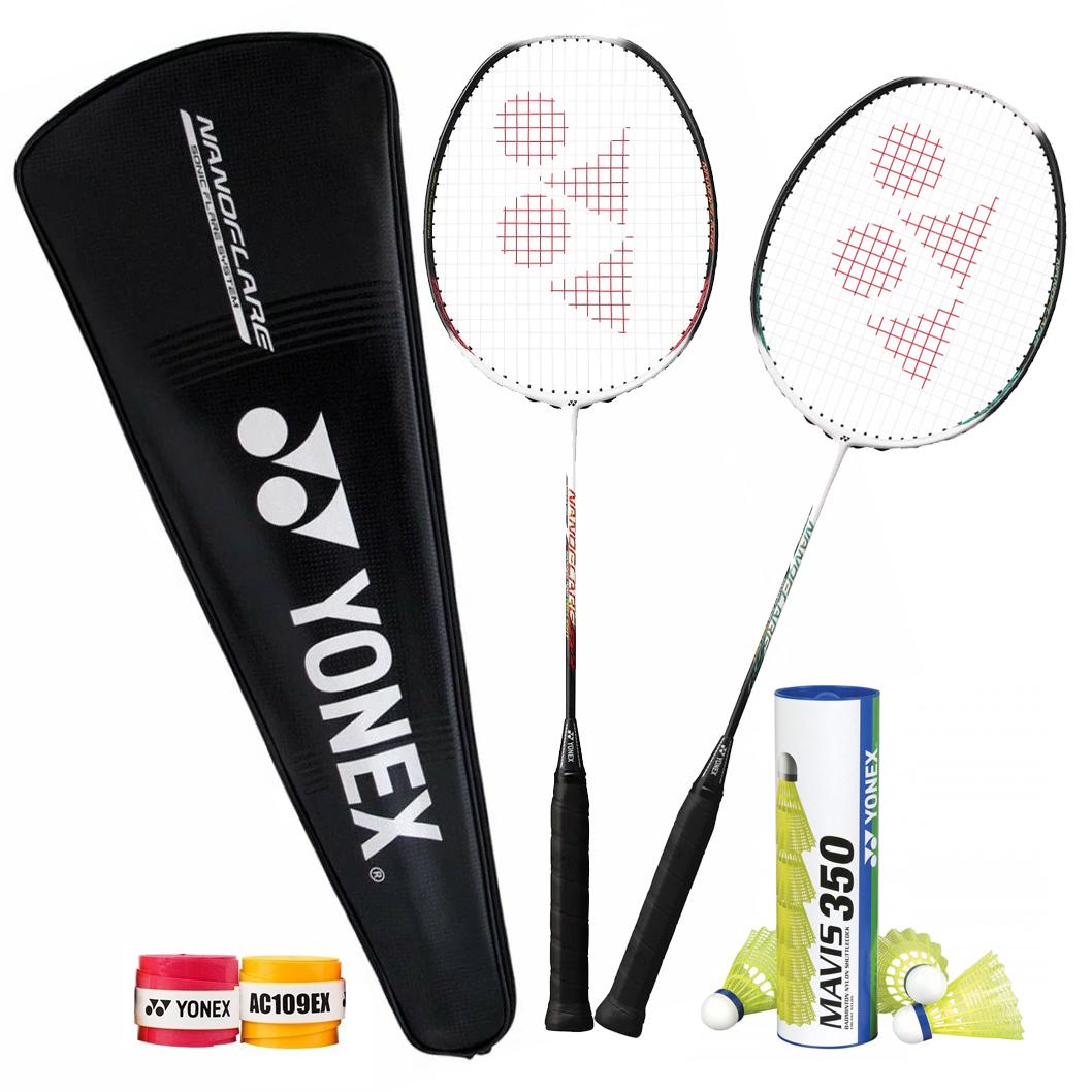 Набір для бадмінтону Yonex Professional 2 ракетки/6 пластикових воланів/2 намотки/2 чохли (BDSETPROP)