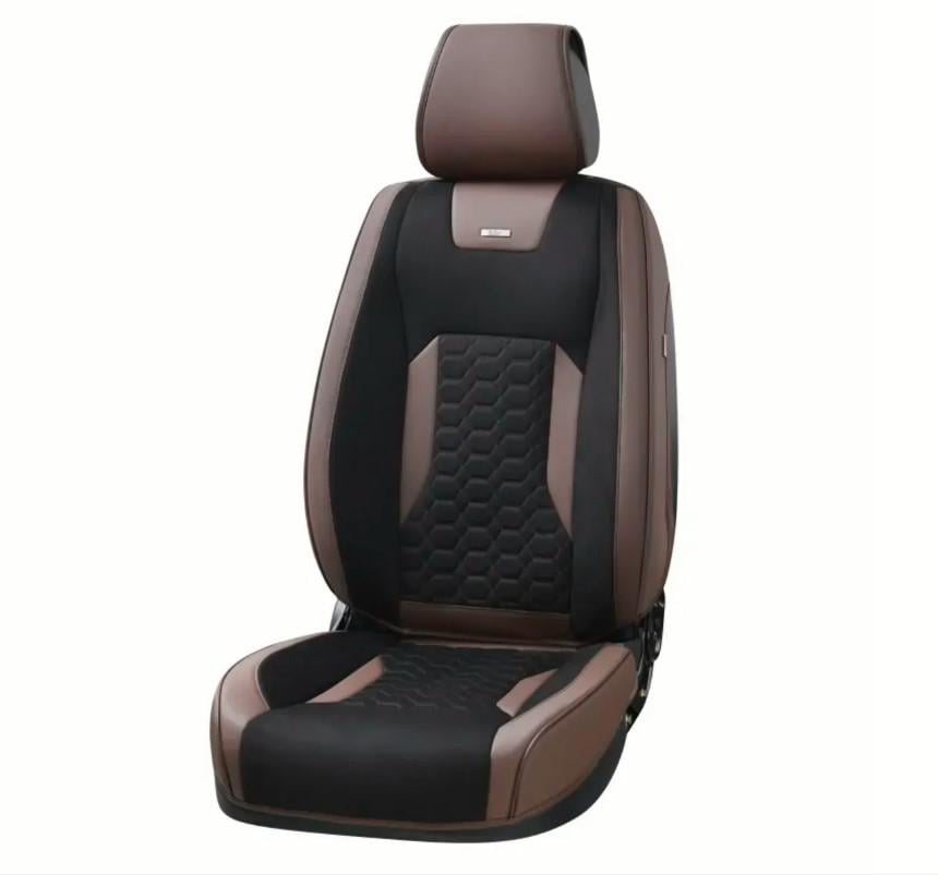 Чехлы Beltex BX87120 алькантара/искусственная кожа 3D MONTANA Черно-коричневый (653568)