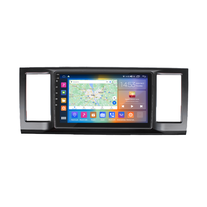 Автомагнитола штатная Lesko для Volkswagen Transporter T6 2015-2019 9" 4/64Gb CarPlay 4G Wi-Fi GPS Prime MOB