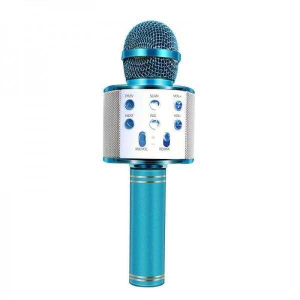Микрофон караоке Wster WS 858 Голубой