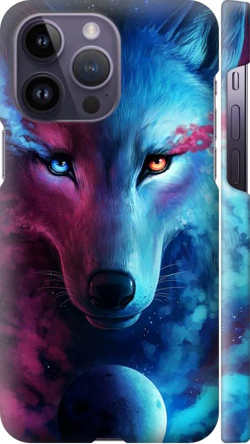 Чехол на iPhone 14 Pro Max Арт-волк (3999m-2667-42517)