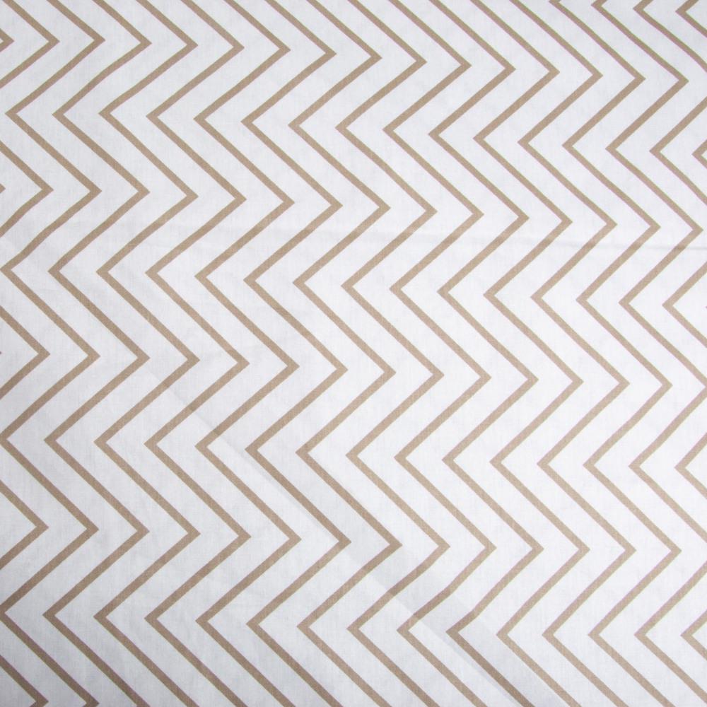 Тканина бавовна сатин для постільної білизни натуральна S-3395-В зигзаг 120 гр/м2 Сіро-беж (27331) Тканина бавовна сатин для постільної білизни натуральна S-3395-В зигзаг 120 гр/м2 Сіро-беж (27331)