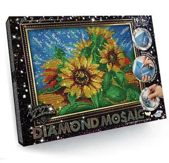 Алмазная живопись Diamond mosaic малый 35х27х3 см 10 шт. (DM-02-02)