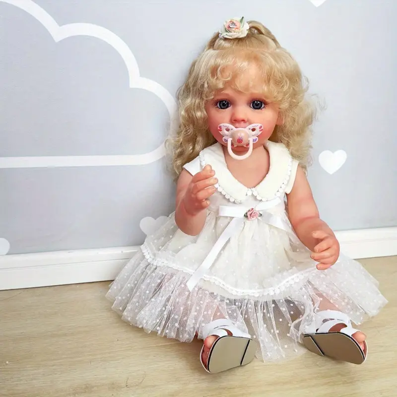 Кукла Реборн девочка Амелия 55 см - фото 4 Кукла Реборн девочка Амелия 55 см - фото 4