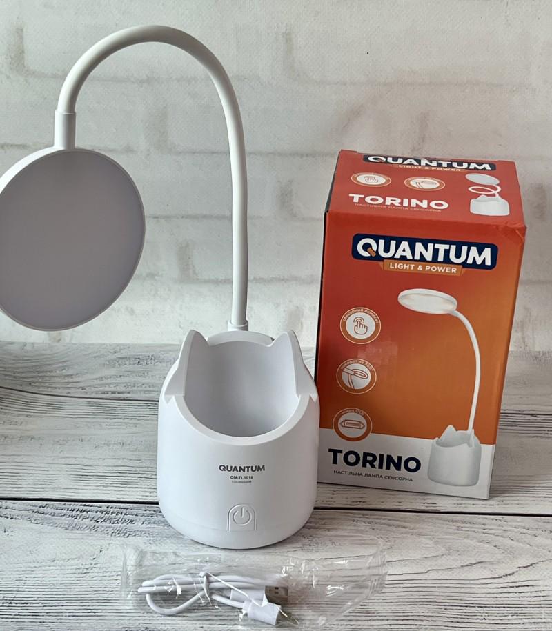 Лампа настольная светодиодная Quantum Torino QM-TL1010 с аккумулятором 4W 260 Lm 2300-5000K USB 5V - фото 2