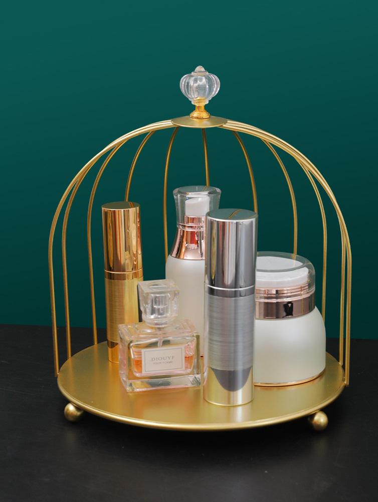 Органайзер для косметики 1 ярус 15030 20х22,5 см Золотистий (5003196) - фото 3 Органайзер для косметики 1 ярус 15030 20х22,5 см Золотистий (5003196) - фото 3