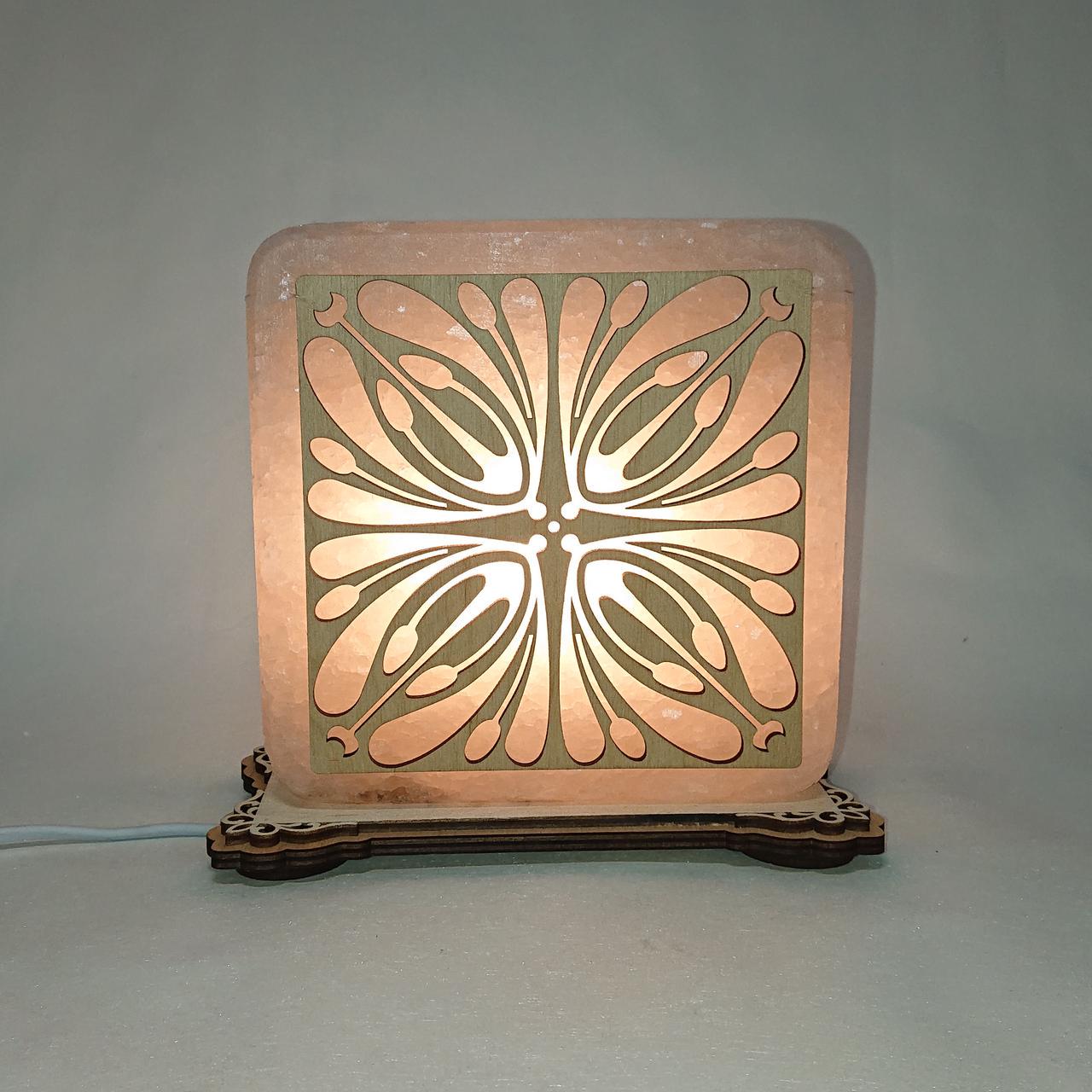 Соляной светильник Узор-6 (k-0023-y)