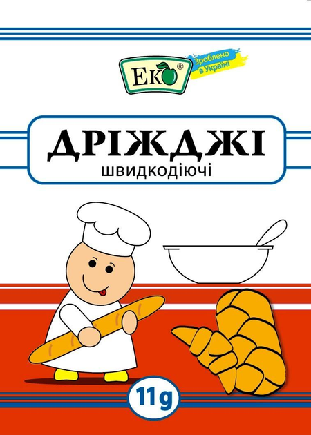 Дріжджі Еко активні сухі 11 г (30920) Дріжджі Еко активні сухі 11 г (30920)