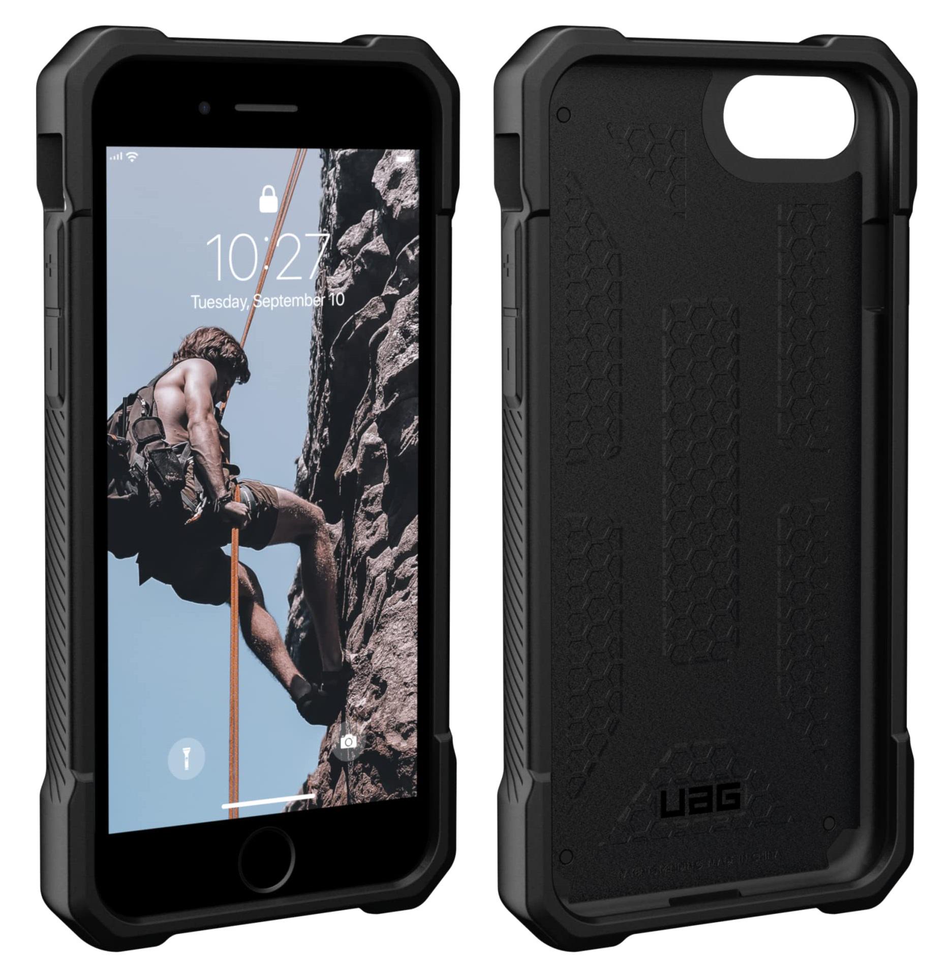 Чохол протиударний UAG Monarch 114003114040 для Iphone 7/8/SE 2020 2 Gen 4.7" Black - фото 9