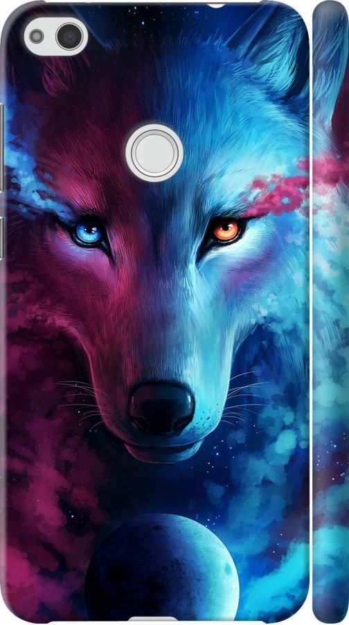 Чохол на Huawei P8 Lite (2017) Арт-вовк (3999m-777-42517)