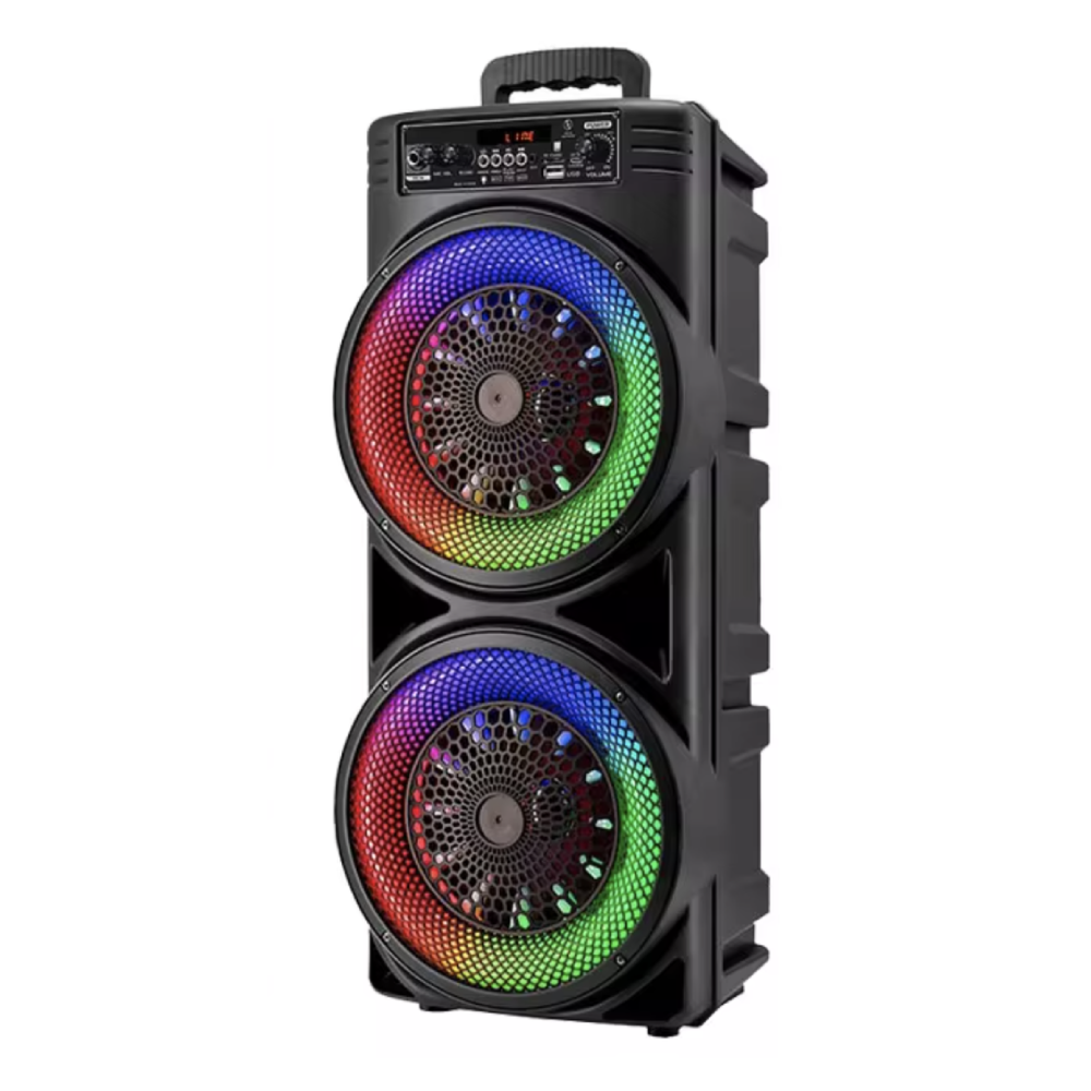 Портативна колонка акумуляторна USB Bluetooth з мікрофоном 8,5" 40 W (2807)