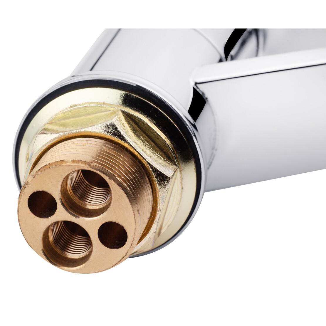 Смеситель для раковины с поворотным изливом Kroner KRP Armada C011 Хром (CV024310) - фото 7