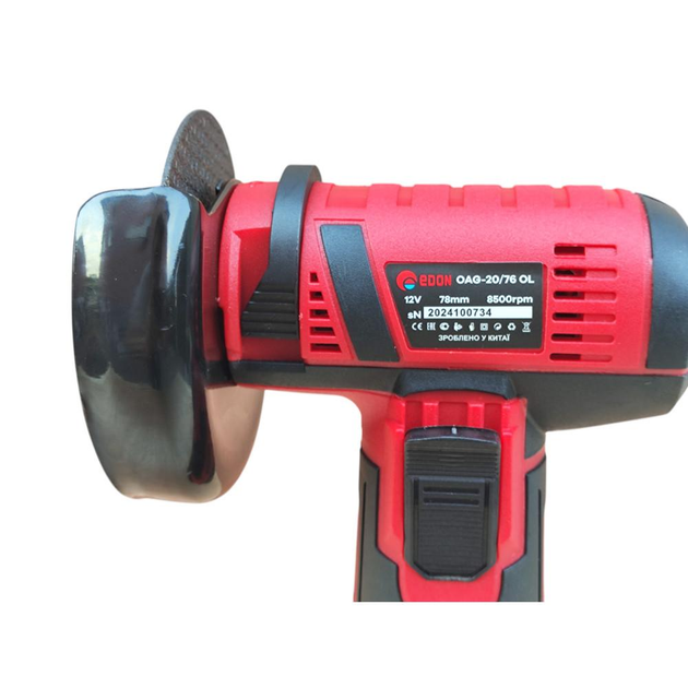 Машина шлифовальная Edon угловая OAG-20/76 OL Аккумуляторная (30079624) - фото 8 Машина шлифовальная Edon угловая OAG-20/76 OL Аккумуляторная (30079624) - фото 8