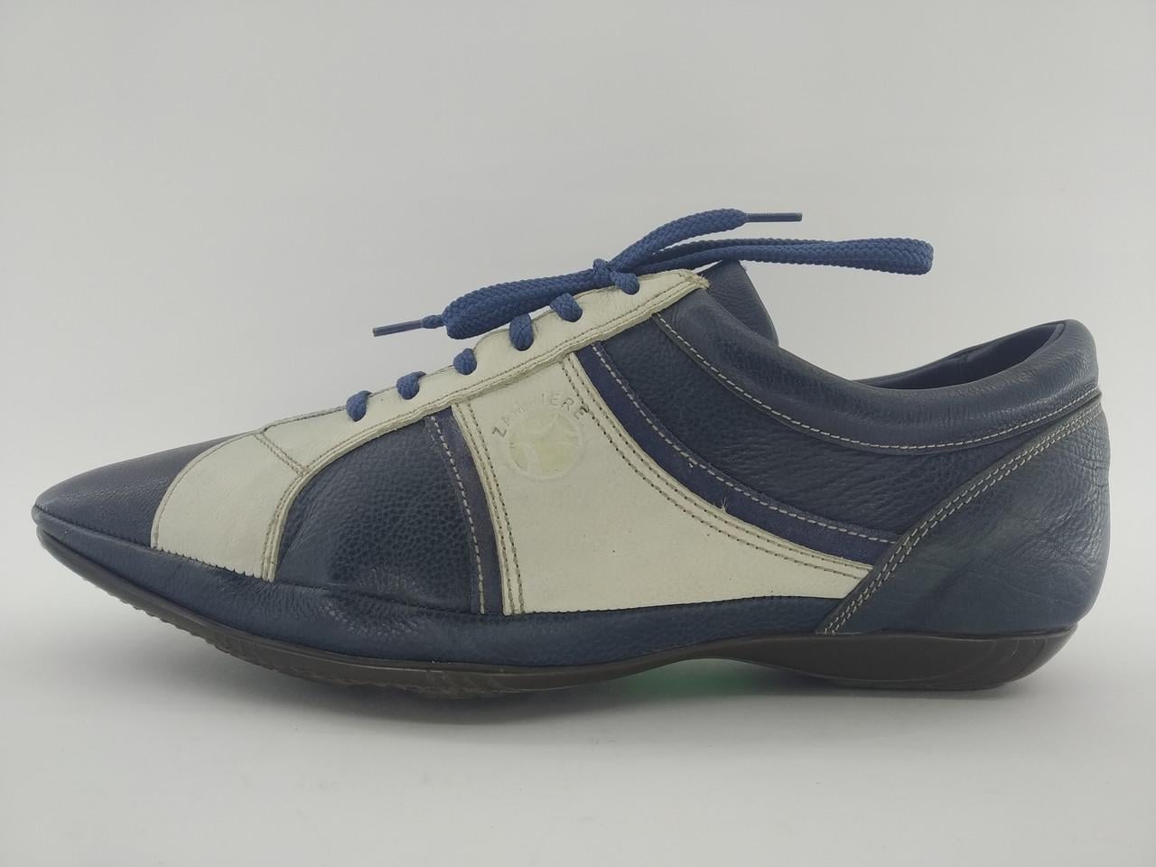 Туфли мужские Zampiere кожаные р. 41 27 см Сине-белый (646435526)