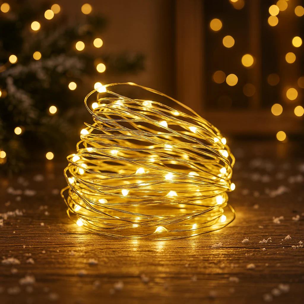 Гірлянда usb світлодіодна роса 5 м Жовтий