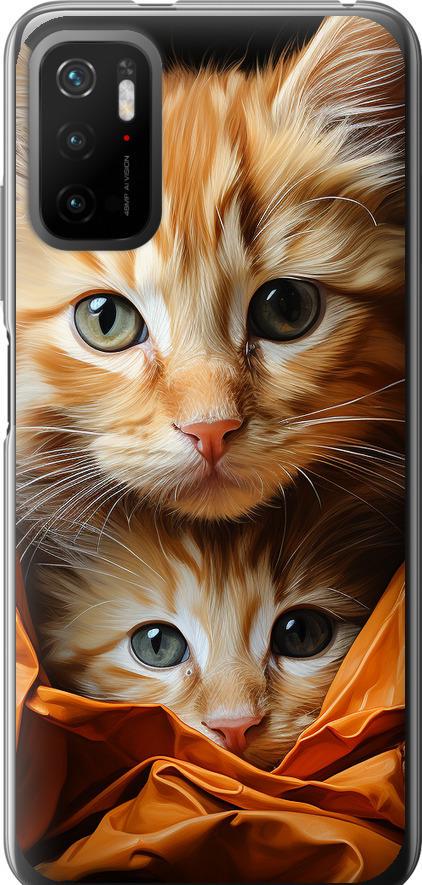 Чохол на Xiaomi Poco M3 Pro Котики 2 (5664t-2369-42517)