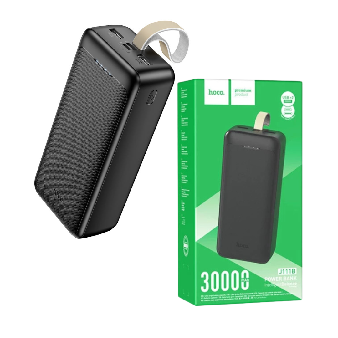 Батарея портативна Hoco J111B power-3 30000 mAh - фото 2