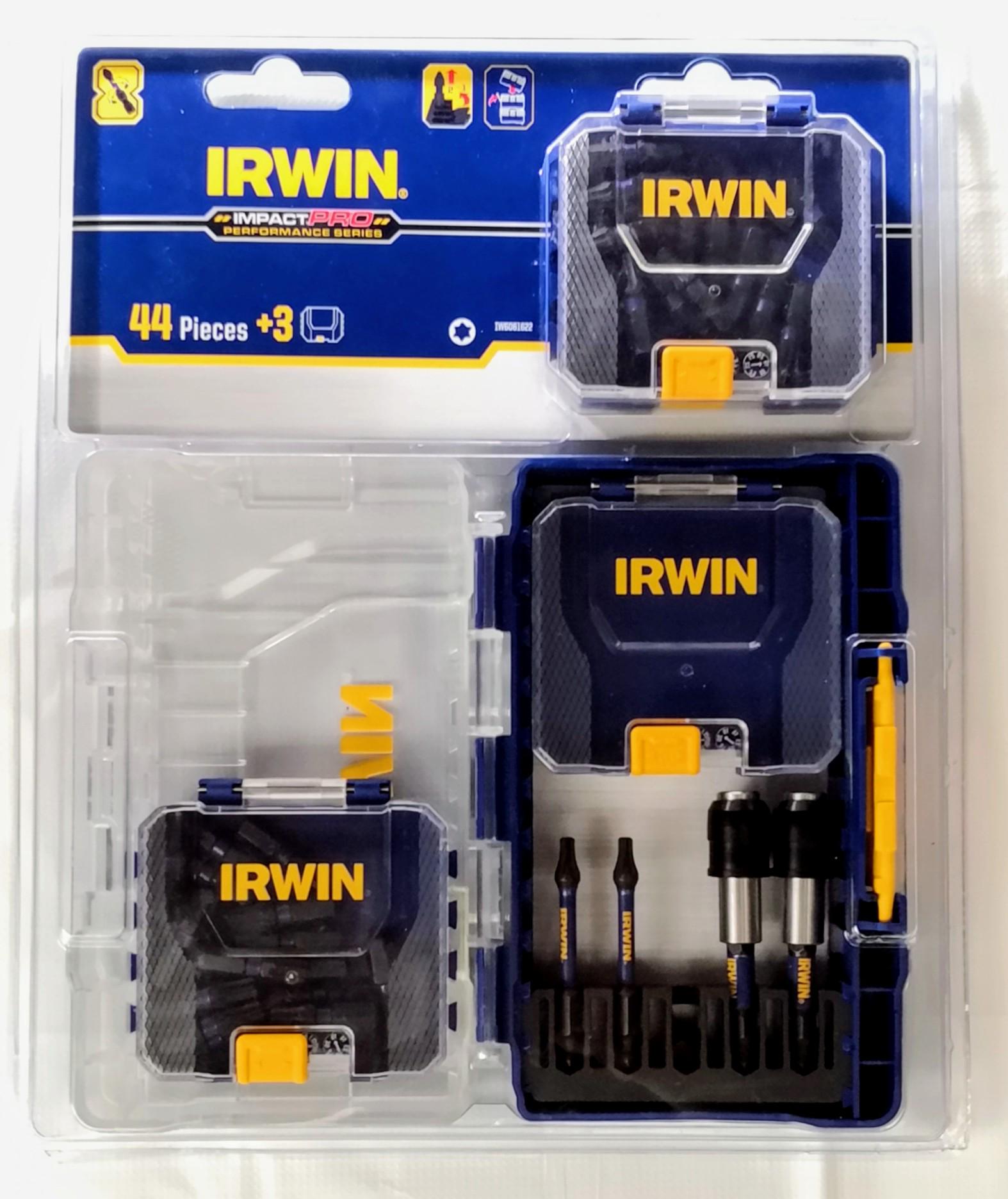 Набор битов Irwin impact pro Torx в кейсе 44 шт. (iw6061622)