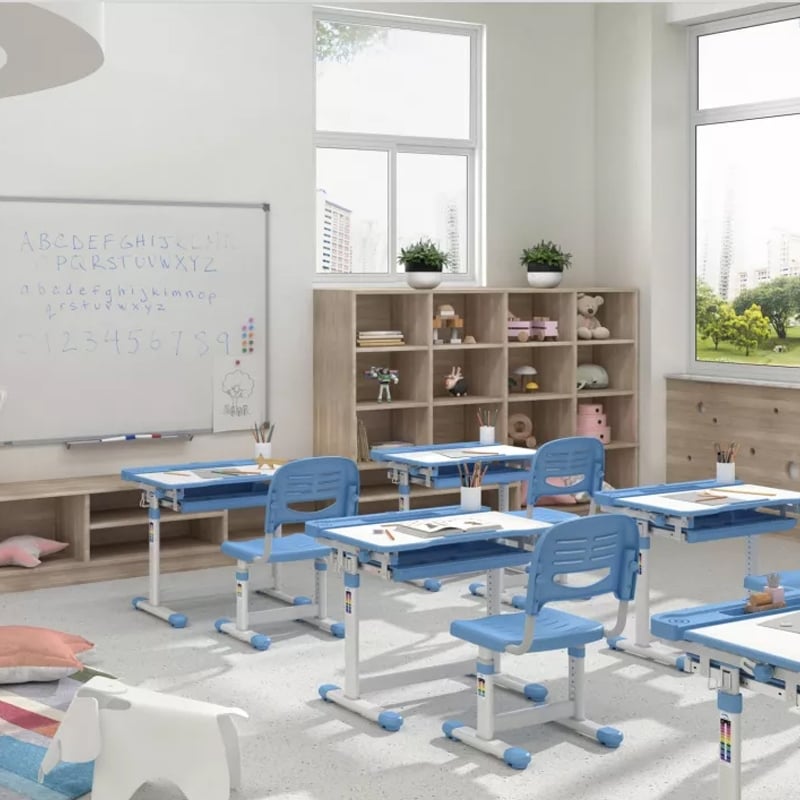 Комплект EQUIPIFY B207EDU Трансформер парта со стулом эргономичный с регулировкой высоты Grey (tf135) - фото 9 Комплект EQUIPIFY B207EDU Трансформер парта со стулом эргономичный с регулировкой высоты Grey (tf135) - фото 9