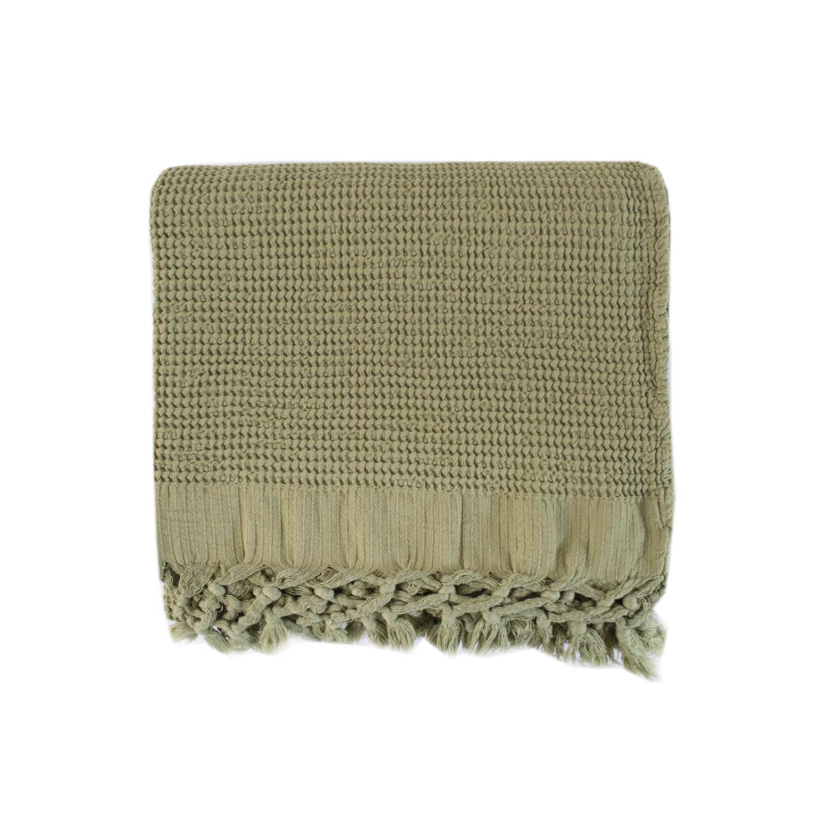 Плед Lotus Home Rius 130x170 см Оливковый (svt-2000022331296) - фото 2 Плед Lotus Home Rius 130x170 см Оливковый (svt-2000022331296) - фото 2