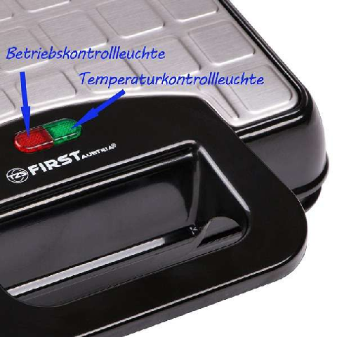 Вафельница First FA-5305-4 700 Вт Черный (29701457) - фото 4