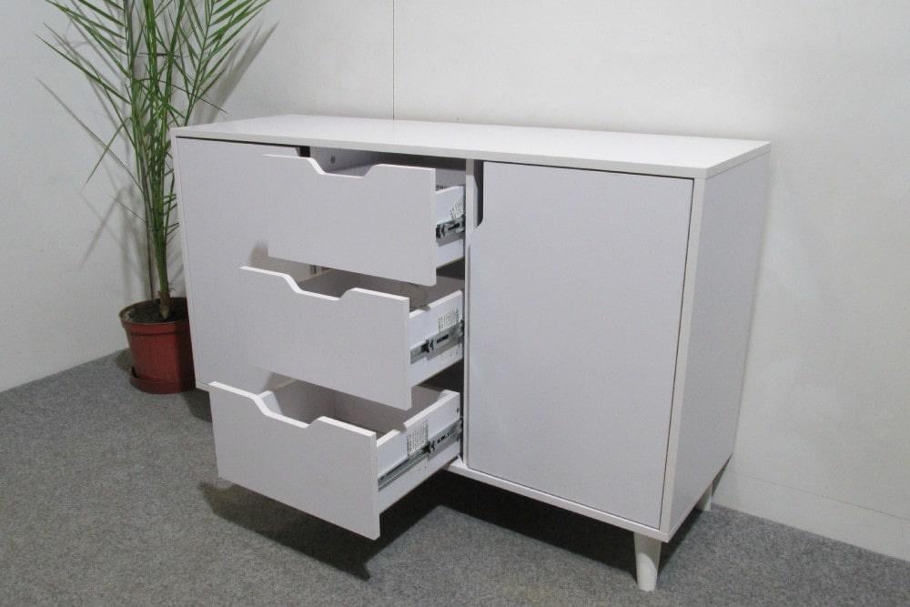 Комод в гостиную М-Зон Борн 1200 Дуб артизан/Белый (MZN-031092) - фото 11