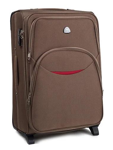 Валіза текстильна Wings 1708 S на 2 колесах Світло-коричневий (CETKNWI1708SM2SKO) - фото 1 Валіза текстильна Wings 1708 S на 2 колесах Світло-коричневий (CETKNWI1708SM2SKO) - фото 1
