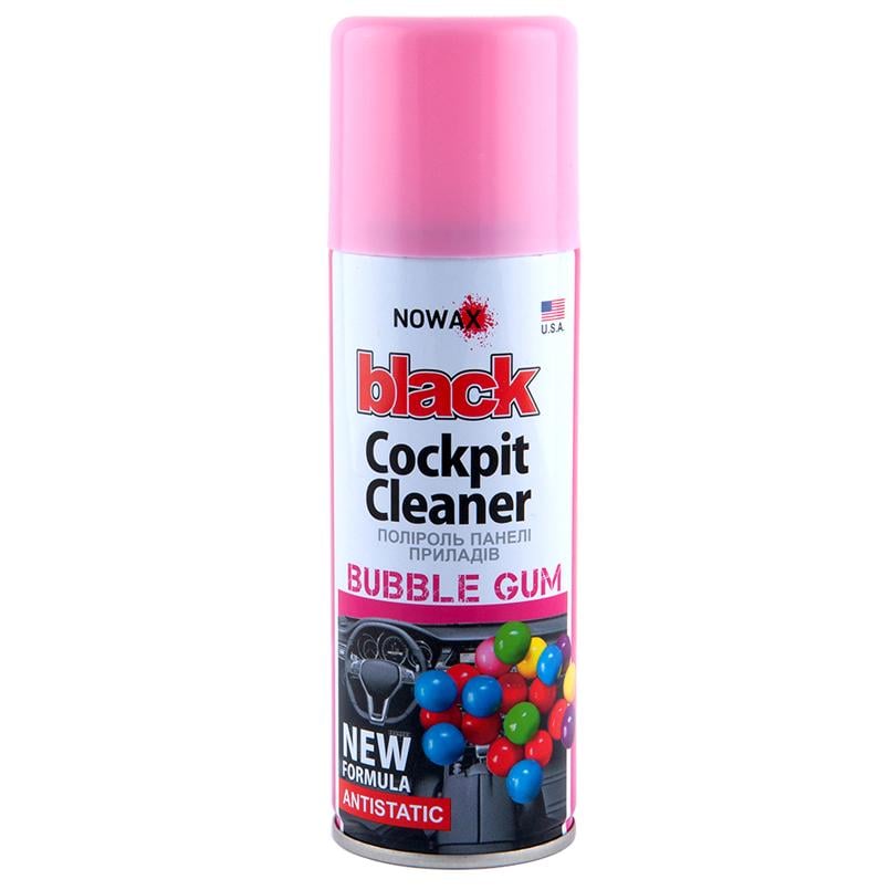 Поліроль для приладової панелі Nowax Spray 200 мл Bubble Gum (NX00209)