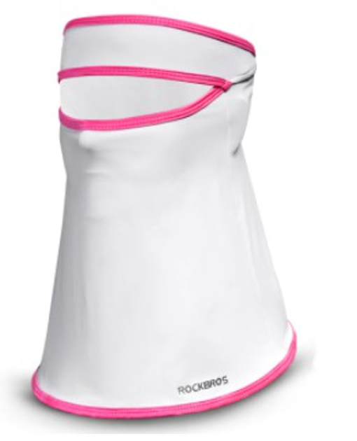 Баллаклава-бафф лыжная Rockbros LF7143 нейлон One Size Бело-розовый (564512894)