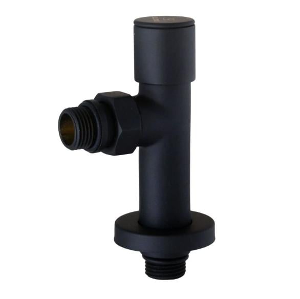 Набор вентильных угловых кранов с американкой Solomon 7777 1/2" Черный - фото 5 Набор вентильных угловых кранов с американкой Solomon 7777 1/2" Черный - фото 5