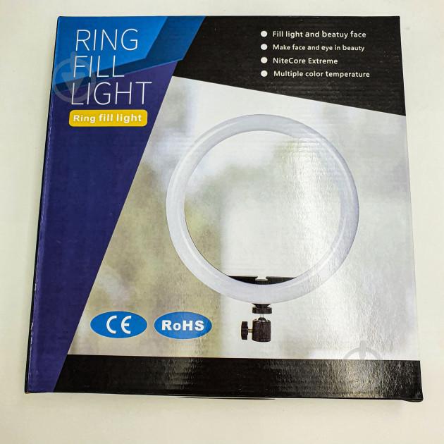 Кольцевая LED лампа селфи 30см J30 Ukc Ring Fill Light 30W+ штатив-трипод 200 см (DL 952732) - фото 8