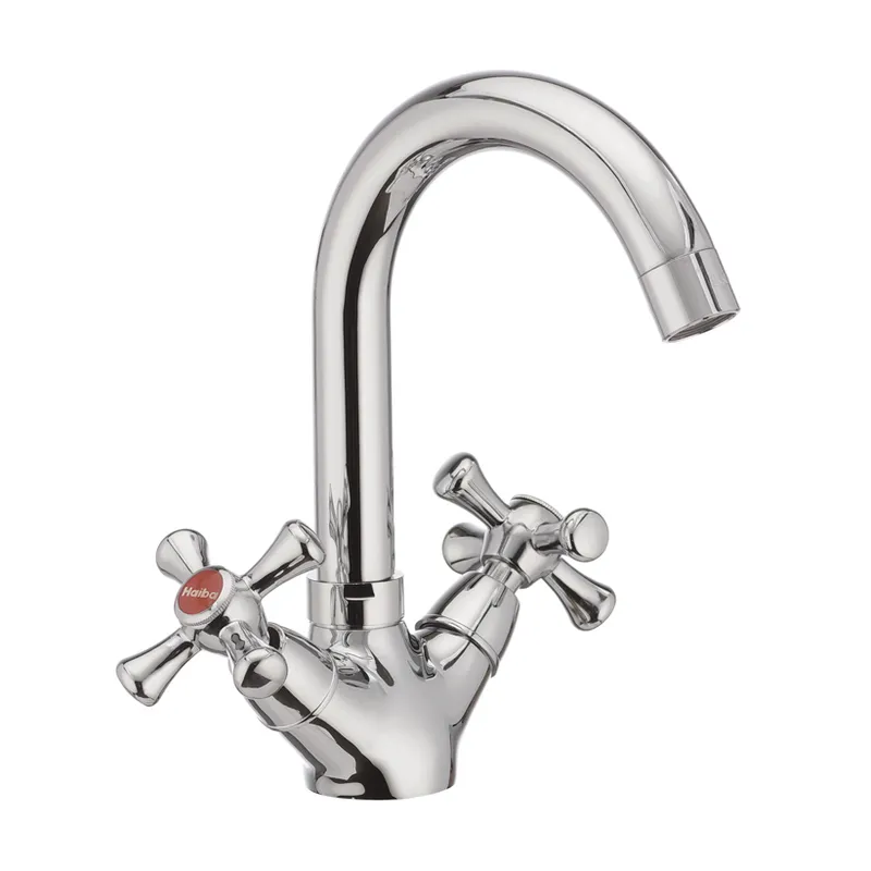 Змішувач для умивальника Haiba Smes 274 Хром (HB0377)