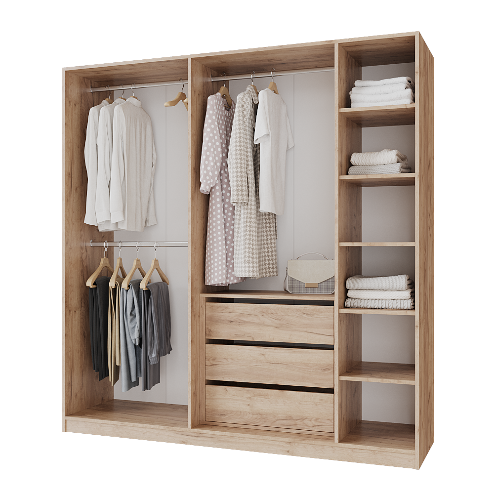 Шафа розпашна з тумбою Меблітренд Чиназес ЧиТ-2000 2000х500х2050 мм Дуб крафт золотий/Зелений димчастий (27286700) - фото 2 Шафа розпашна з тумбою Меблітренд Чиназес ЧиТ-2000 2000х500х2050 мм Дуб крафт золотий/Зелений димчастий (27286700) - фото 2