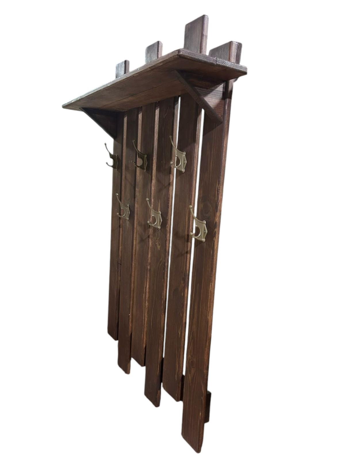 Вешалка настенная Бенвенуто из дерева (25622122) - фото 7