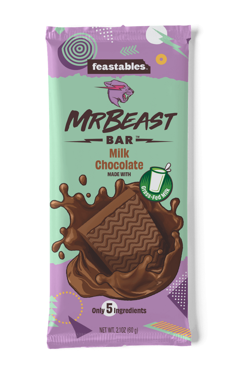 Шоколад Feastables MrBeast Milk Chocolate Bar 60 г (1967988794)