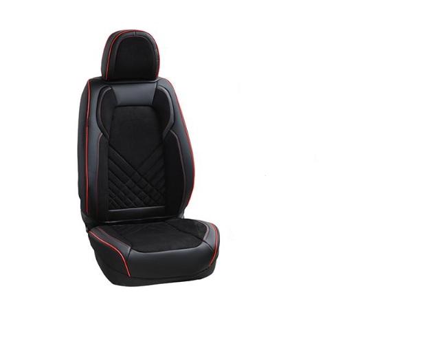 Набор чехлов 2/2 подг экокожи Черный (VB-8828 Bk Front)