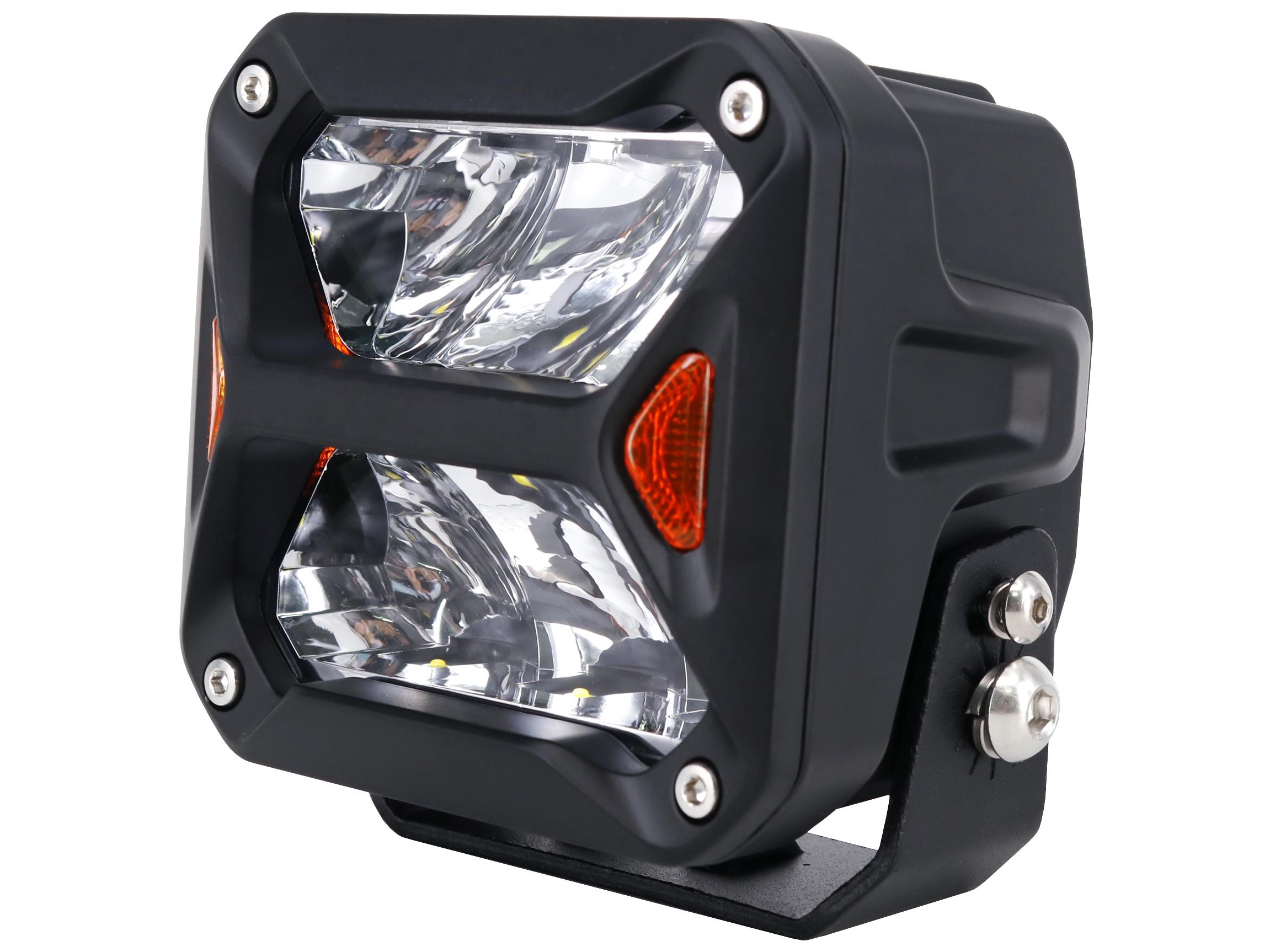 Фари додаткові LED WL SQ-112 DLX 4" SP+DRL 6L-30 W Osr - фото 3