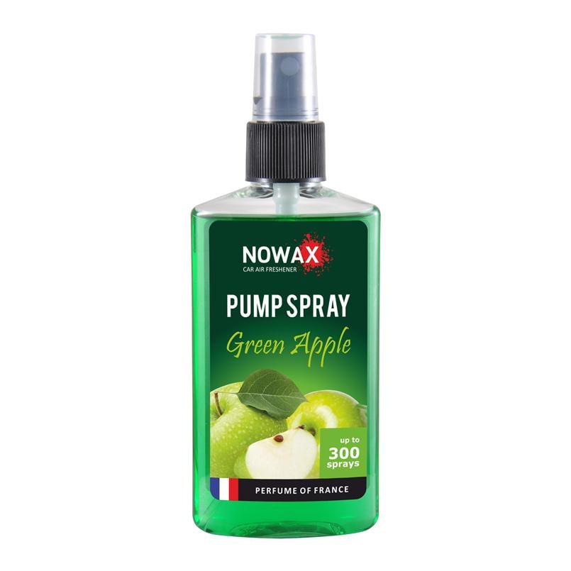 Ароматизатор Nowax Pump Spray Green Apple, 75ml с распылителем