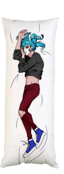 Подушка Дакимакура Салли Фейс Крипипаста двухсторонняя 40х100 см (dk0215)