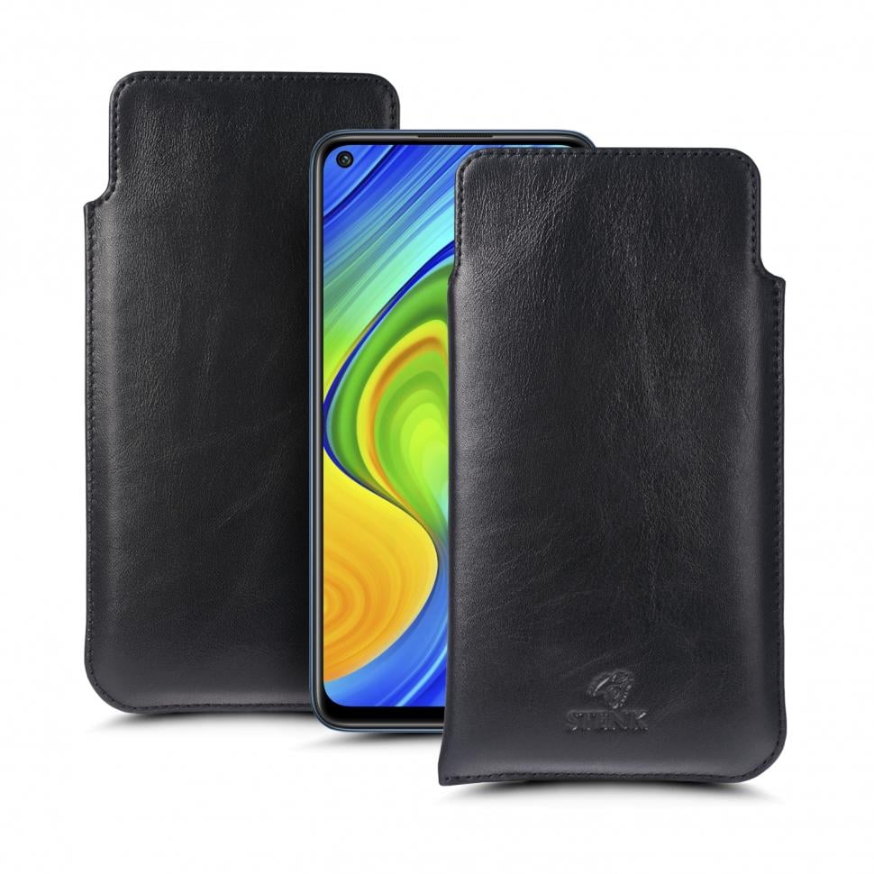 Футляр Stenk Elegance для Xiaomi Redmi Note 9 Черный (65932)