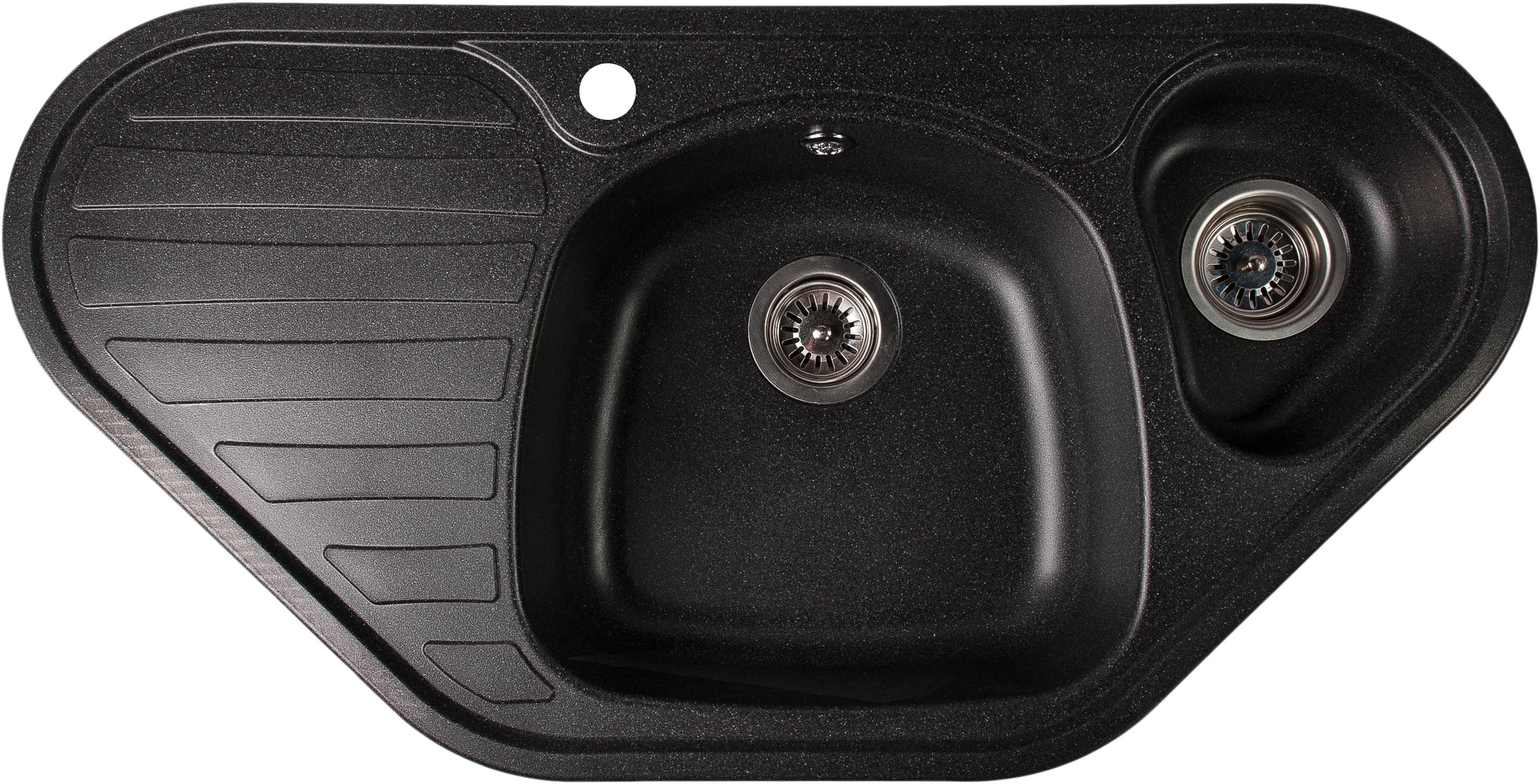 Мойка кухонная Valetti 20L 950x500 мм Черный Мойка кухонная Valetti 20L 950x500 мм Черный